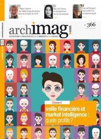 Page de couverture de magazine Archimag numero 366 de juillet 2023